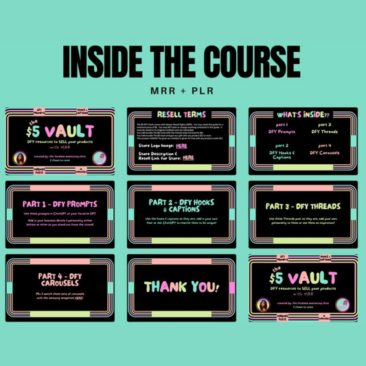 The $5 Vault: Plug, Post & Profit – No Overthinking Needed!