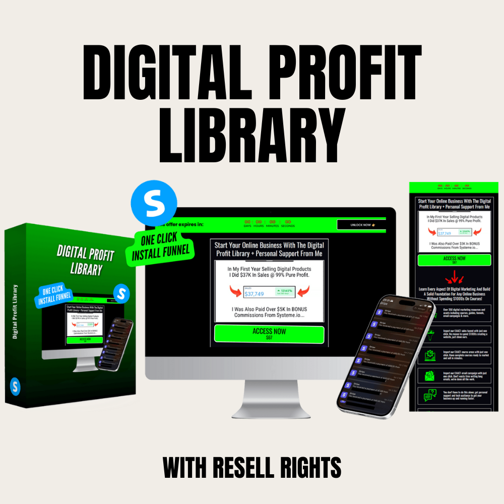 Digital Profit Library with MRR