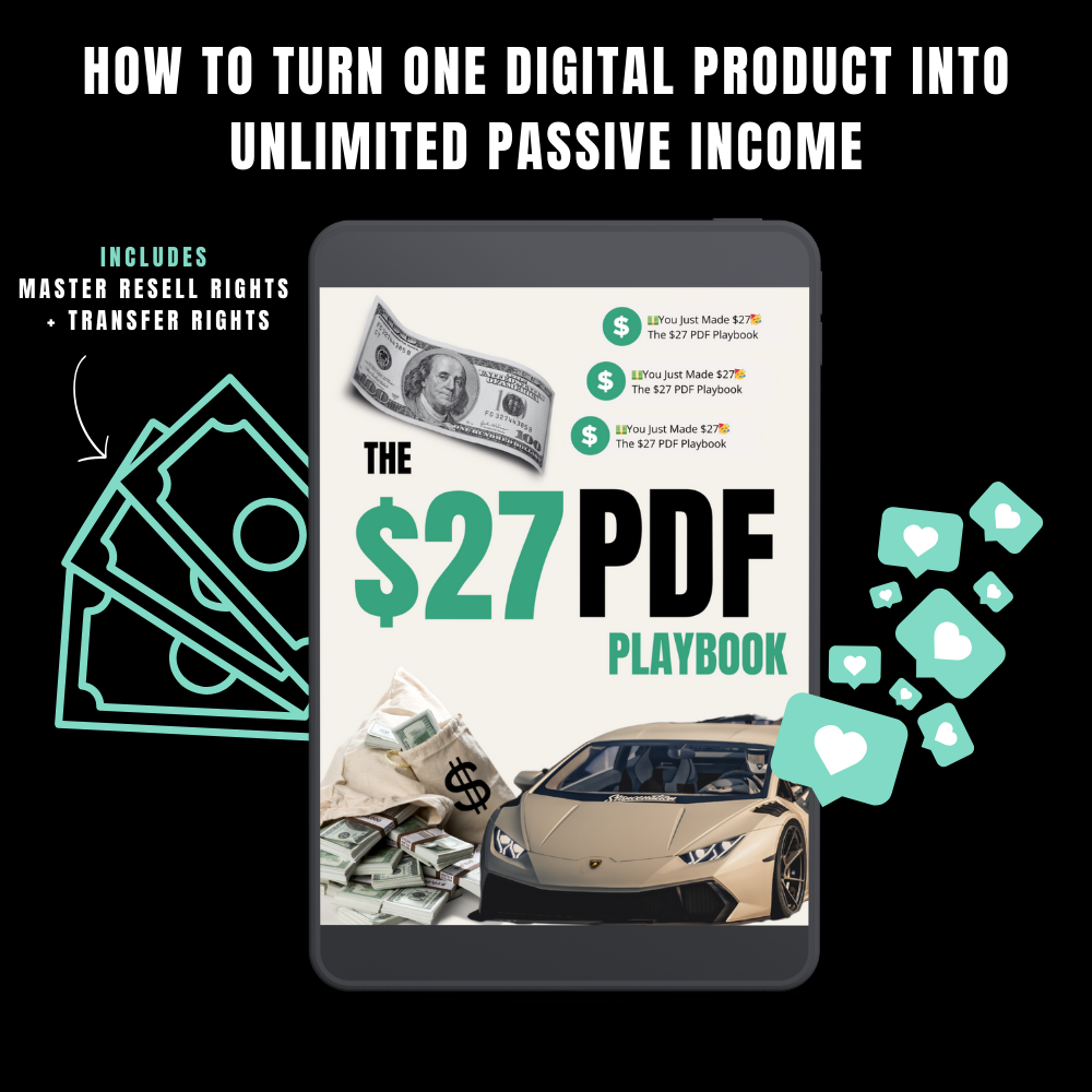 The $27 PDF Playbook (Fully Done-For-You Guide)