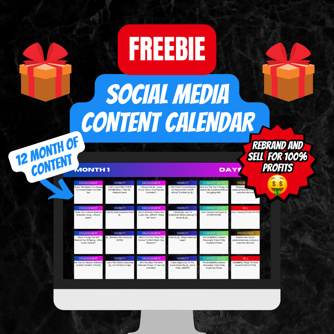 π Freebie π Social Media Calendar