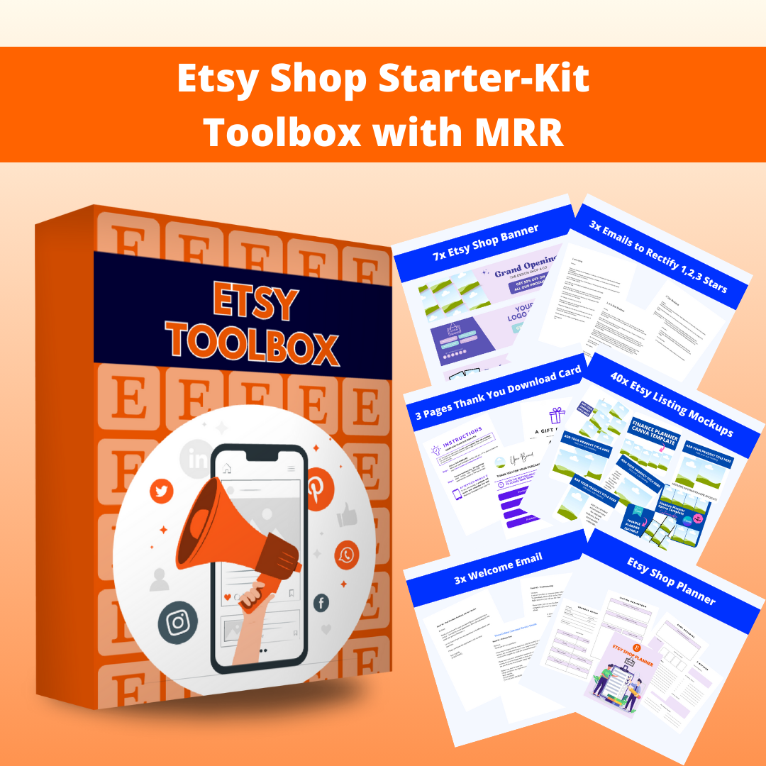 Etsy Starter-Kit Toolbox with MRR